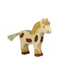Poney - animaux de la ferme - figurine en bois HOLZTIGER