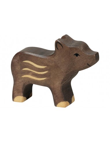 Marcassin - animaux de la forêt  - figurine en bois HOLZTIGER