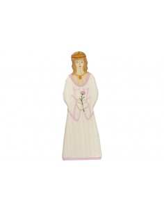 Princesse - contes et chevaliers - figurine en bois...