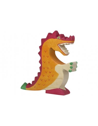 Dragon rouge - contes et chevaliers - figurine en bois HOLZTIGER