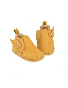 Chaussons cuir enfant Bomok aile oxi avec semelle... 2