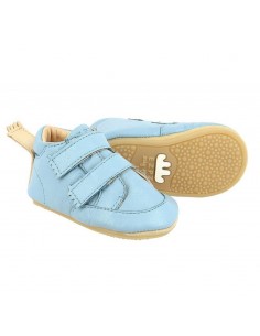 Chaussures pré-marche cuir enfant IZI V azur EZPZ EASY PEASY 2