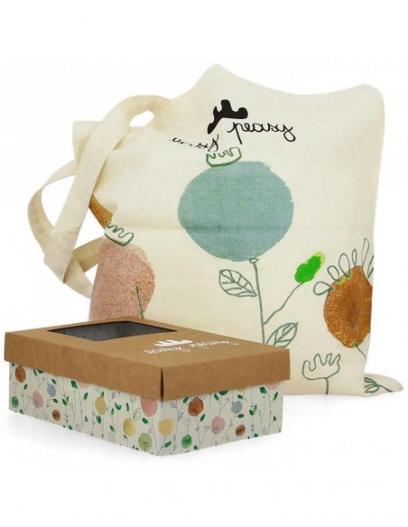 Chaussures pré-marche cuir enfant IGOB écorce EZPZ EASY PEASY