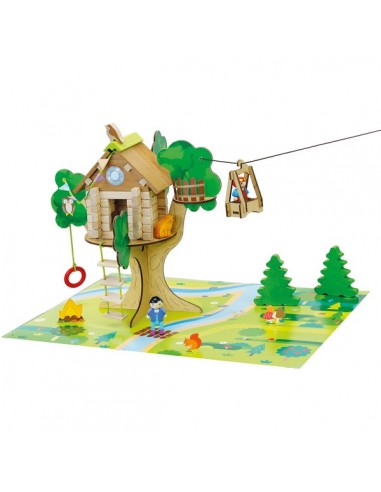 La cabane perchée et sa tyrolienne 70 pièces -...