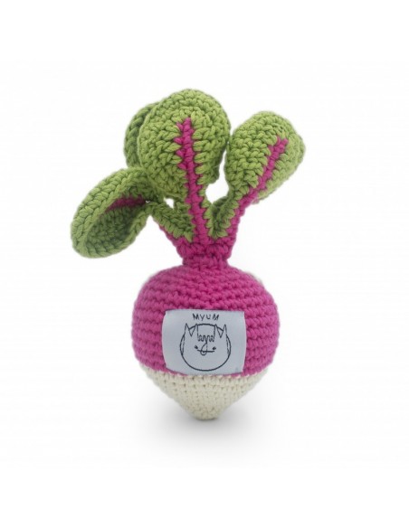 Hochet Louis le mini radis rond - MYUM 0+