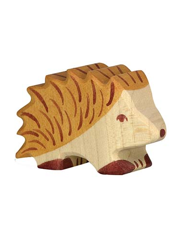 Hérisson - animaux de la forêt - figurine en bois HOLZTIGER