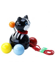 Minou le chat à trainer - VILAC 18M+ 2