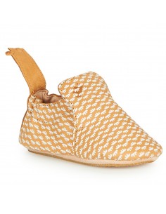 Chaussons cuir Blublu Mono avec semelle antidérapante -...