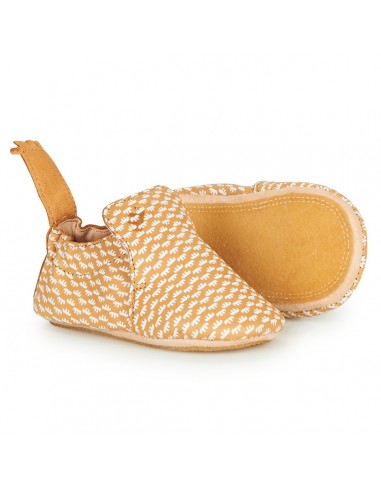 Chaussons cuir Blublu Mono avec semelle...