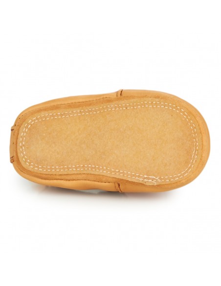 Chaussons cuir Blublu Lion oxi avec semelle antidérapante - EASY PEASY