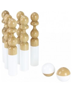 Jeu de 6 quilles en bois So Chic 28 cm - VILAC 5+ 2