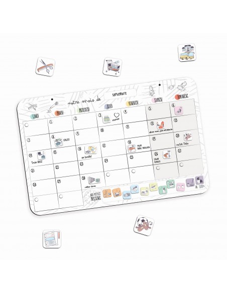 Organisateur familial mensuel - L'ATELIER GIGOGNE 3+