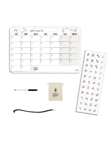 Organisateur familial mensuel - L'ATELIER GIGOGNE 3+