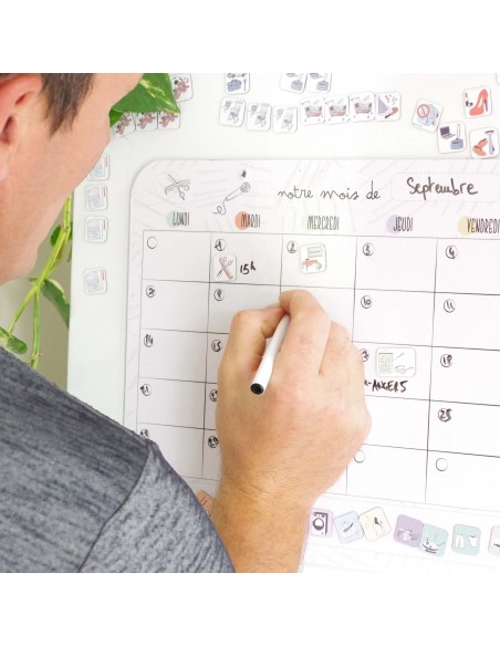 Organisateur familial mensuel - L'ATELIER GIGOGNE 3+