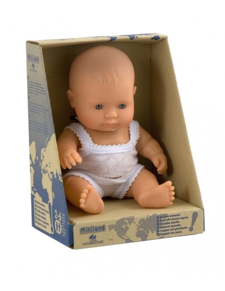 Poupée Bébé sexuée Européen.ne 21cm - MINILAND 10M+