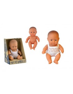 Poupée Bébé sexuée Européen.ne + Habits 21cm - MINILAND 10M+ 2