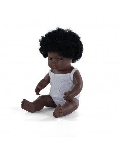 Poupée fille Africaine 38cm - MINILAND 18M+ 2