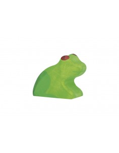 Grenouille - animaux de la forêt - figurine en bois...