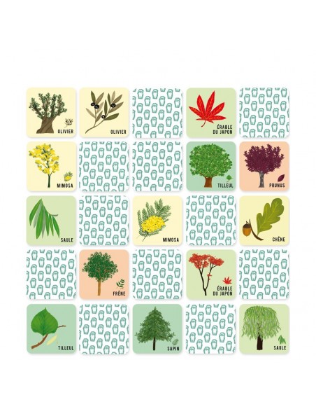 Mes mémos rigolos - Arbres et Feuilles - PIROUETTE CACAHOUETE 4+