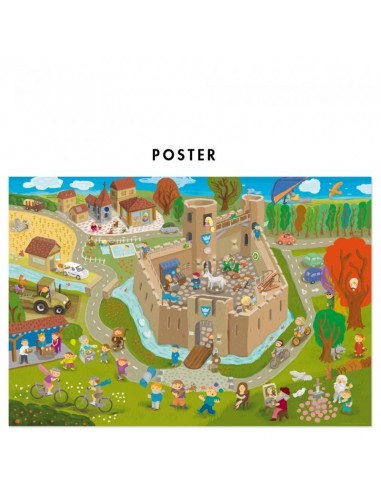 Mon puzzle à remonter le temps Moyen Âge -...