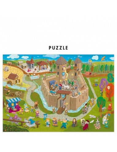 Mon puzzle à remonter le temps Moyen Âge -...