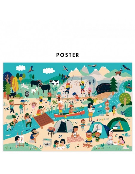 Mon puzzle à remonter le temps Préhistoire - PIROUETTE CACAHOUETE 6+