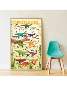 Poster dinosaures + 32 stickers DINOSAURES (5-12 ans) -... 2
