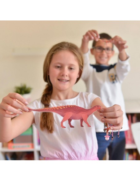 Poster dinosaures + 32 stickers DINOSAURES (5-12 ans) - POPPIK