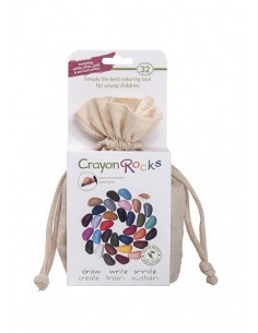 Crayons de cire naturelle 32 couleurs - CRAYON ROCKS 3+