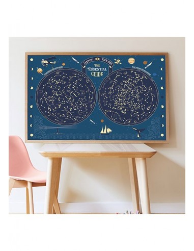 Poster pédagogique + 640 stickers - ÉTOILES...