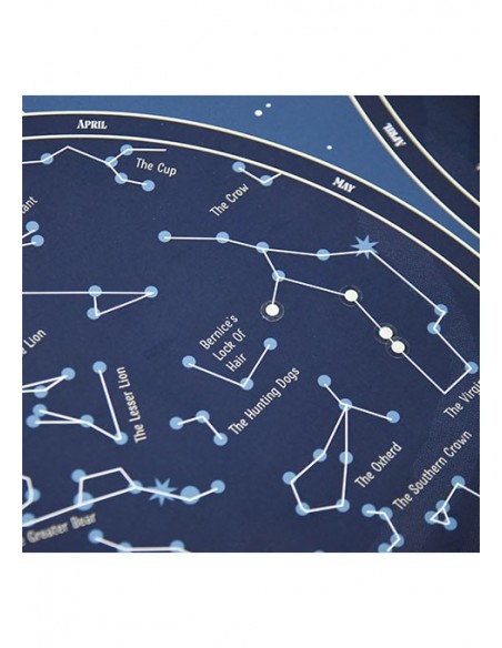 Poster pédagogique + 640 stickers - ÉTOILES PHOSPHORESCENTES - POPPIK 7+