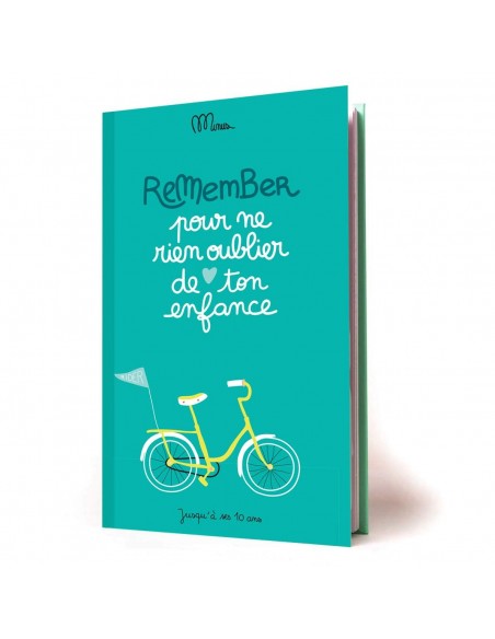 Remember - Pour ne rien oublier de ton enfance - Cahier de souvenirs - MINUS éditions
