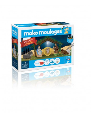 Coffret Ma crèche de Noël - MAKO MOULAGES 5+