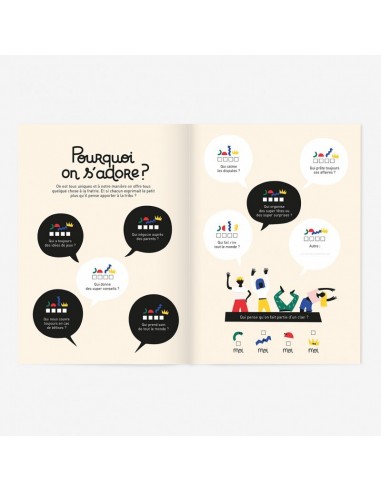 Entre frères et soeurs - livre à remplir à 2, 3...