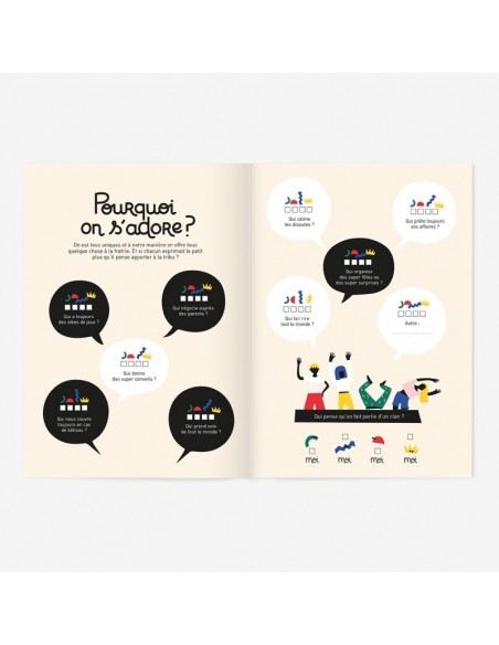 Entre frères et soeurs - livre à remplir à 2, 3 ou 4 - MINUS éditions 5+