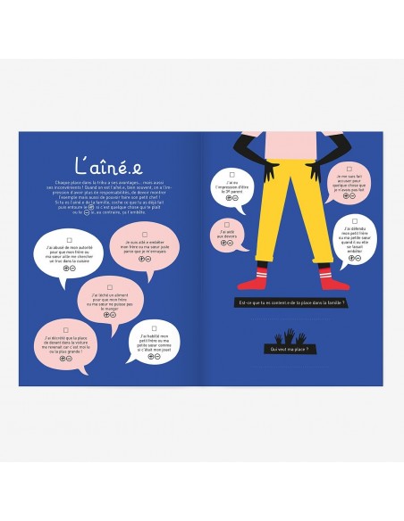 Entre frères et soeurs - livre à remplir à 2, 3 ou 4 - MINUS éditions 5+