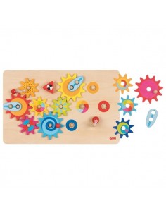 Le grand jeu des engrenages en bois - GOKI 3+ 2