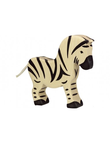 Zèbre - animaux de la jungle - figurine en bois HOLZTIGER