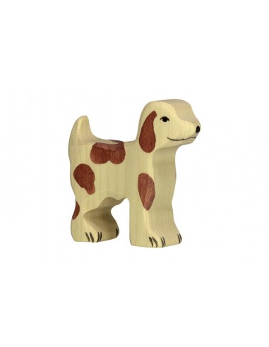 Chien de ferme petit - animaux de la ferme - figurine en bois HOLZTIGER