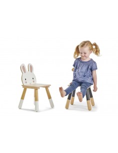 Chaise enfant en bois Forêt - Lapin - TENDER LEAF 3+ 2