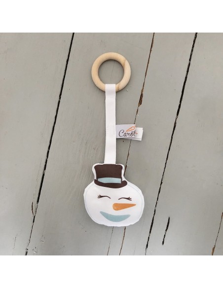 Anneau de dentition Bonhomme de neige - CAROTTE & CIE 0+