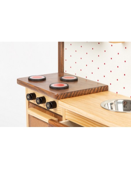Cuisine en bois rustique - Made in Spain - MORA PLAY 3+