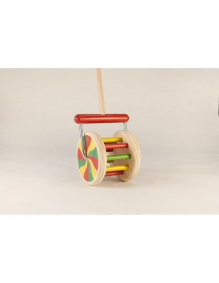 Canne à pousser grande roue - MORA PLAY 1+