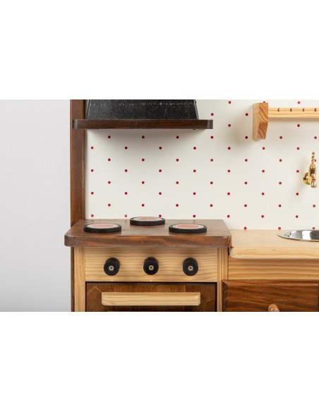 Cuisine en bois rustique - Made in Spain - MORA PLAY 3+