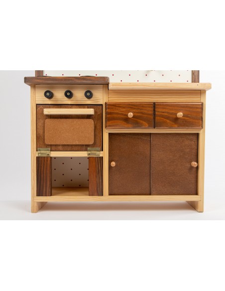 Cuisine en bois rustique - Made in Spain - MORA PLAY 3+