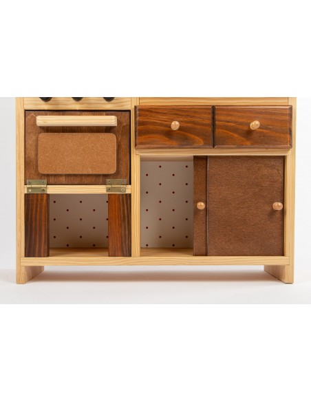 Cuisine en bois rustique - Made in Spain - MORA PLAY 3+