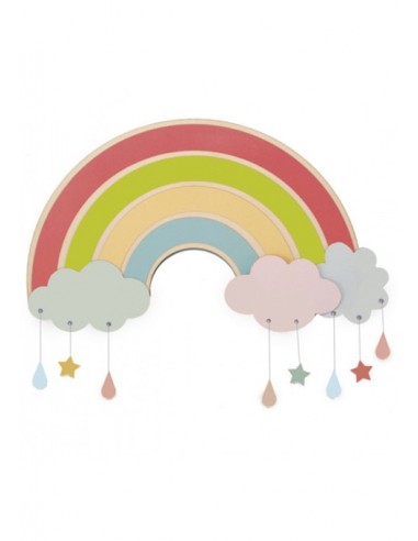 Mon arc-en-ciel en bois multicolore à fabriquer...