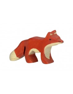 Renard petit - animaux de la forêt - figurine en bois...