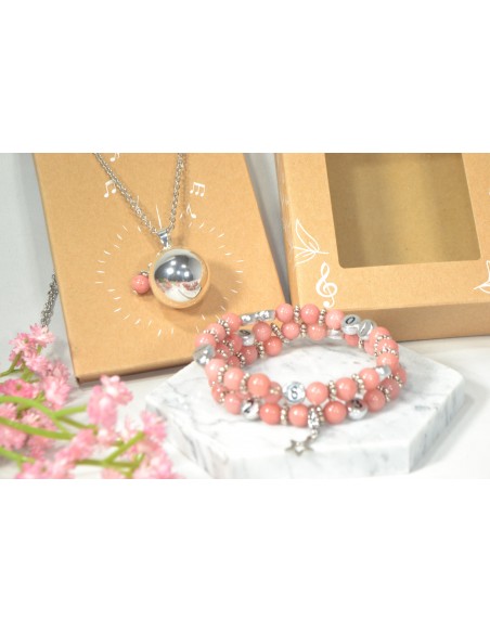Bracelet d'allaitement - Quartz Rose - IRREVERSIBLE