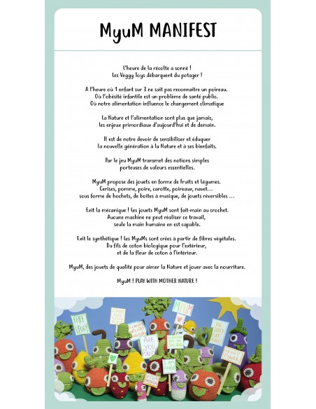 Jouet Réversible Marie la fraise - MYUM 3+